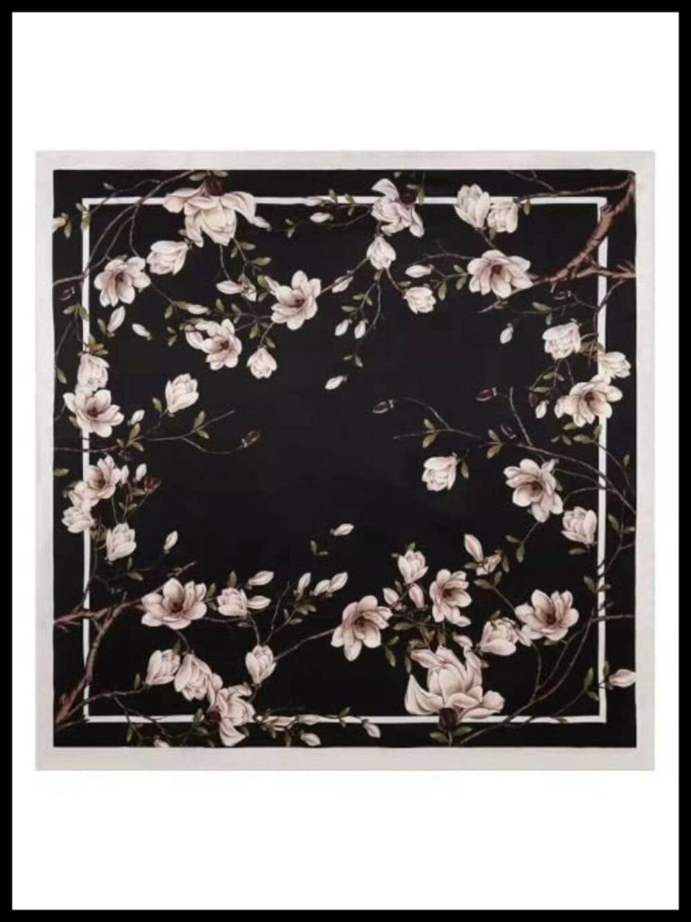 Silk Like Satin Scarf 35 Inch Large Square Hair Wrap Sleep Gift